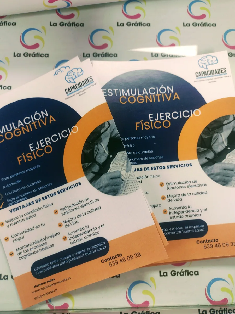 Flyers Estucado Brillo — La Gráfica Tenerife