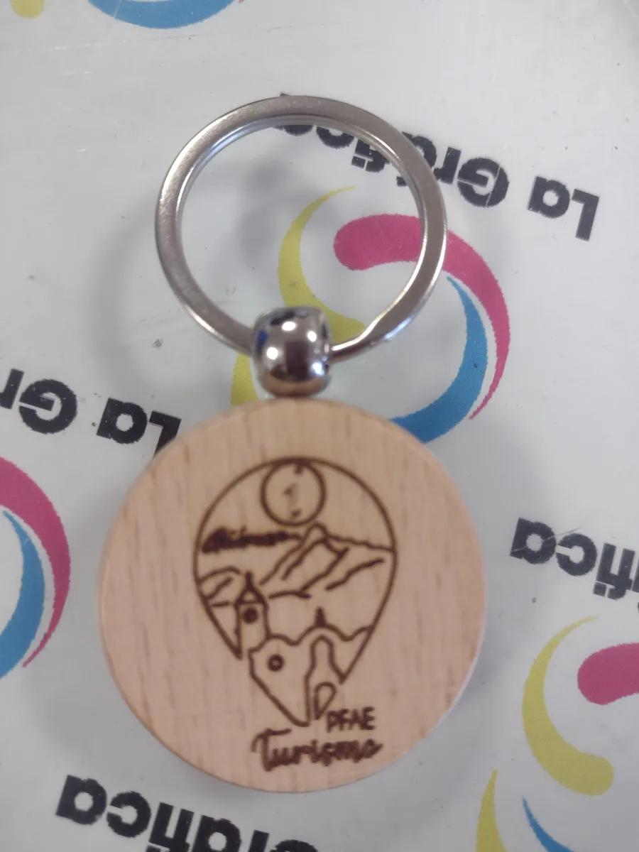 Llavero de Madera — La Gráfica Tenerife