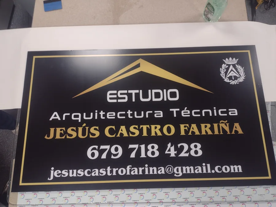 Cartel Estudio de Arquitectura — La Gráfica Tenerife