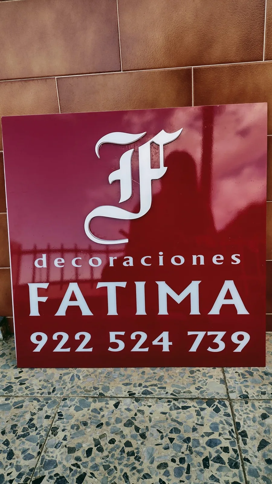 Cartel Decoraciones Fátima — La Gráfica Tenerife
