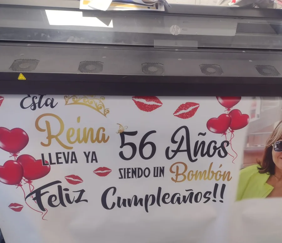 Lona Cumpleaños Personalizada — La Gráfica Tenerife